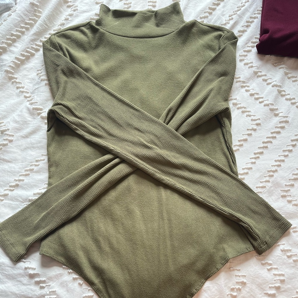Turtleneck bodysuit